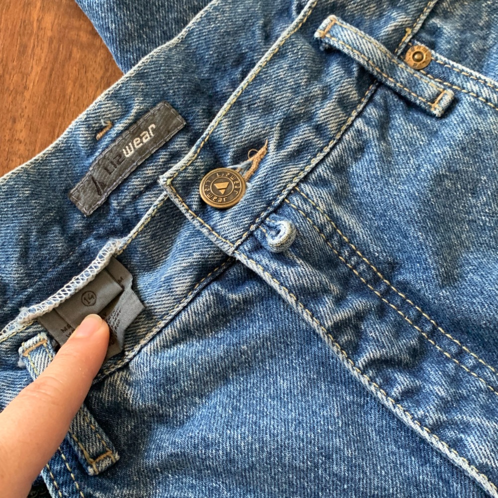 Jeans straight mom jeans
